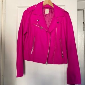 Hot pink jacket